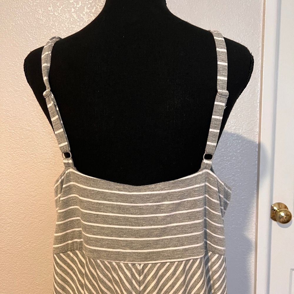 Torrid Gray Striped High Low Maxi Dress Size 2(2XL) - Picture 5 of 10